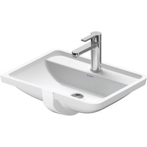 STARCK 3 #030249 inbouwwastafel 525mm wit met kraangat met overloop