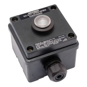 ATEX Signaallamp zone 1/21 wit opbouw IP66 zone 1/21 1xM25
