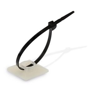 Zak a 100st. Plakzadel 19x19mm transparant
