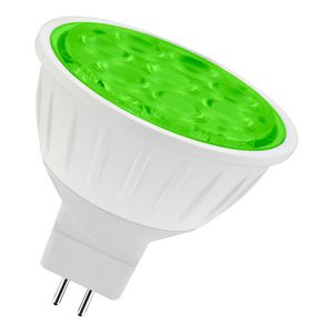 LED-lamp MR16 Colour MR16 GU5.3 12V 5.5W 40D groen