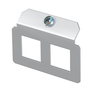 Dragerplaat met 2 x boorplan type P 72 x 52,2