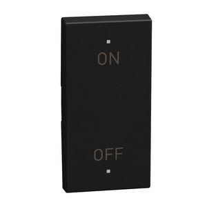Light Now toets pictogram on-off MyHOME 1 module zwart