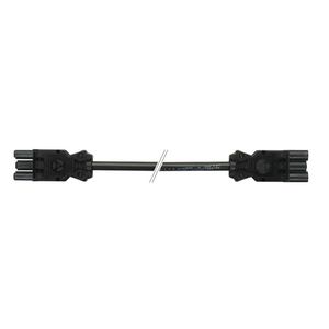 Koppelsnoer bus/stekker GST o.g. 0,3m zwart