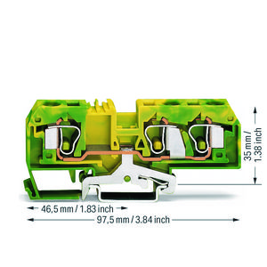3-draads aardklem 10mm² Ex e II284-687/999-950 VVE=25