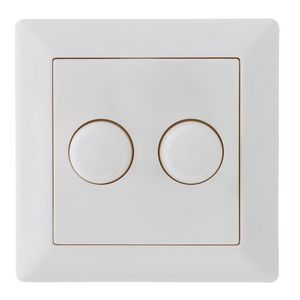 ECO-DIM ED-10005 DUO DIMMERKNOP + CP GIRA/JUNG/MERTEN