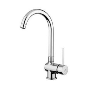Keukenkraan STICK chroom 1-hendel draaibare uitloop 190mm