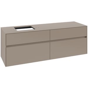 Wastafelonderkast Collaro 1600x548x500mm Taupe C13500VM