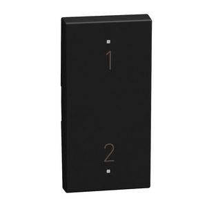 Light Now toets pictogram 1-2 MyHOME 1 module zwart