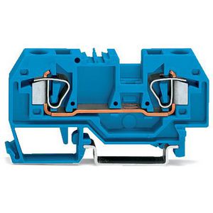 2-draads rijgklem 6mm² Ex i blauw 282-904 VVE=50