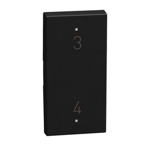 Light Now toets pictogram 3-4 MyHOME 1 module zwart