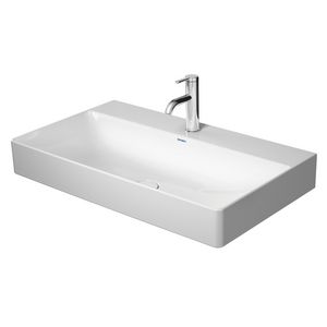 DURASQUARE #235380 wastafel 800mm wit met kraangat