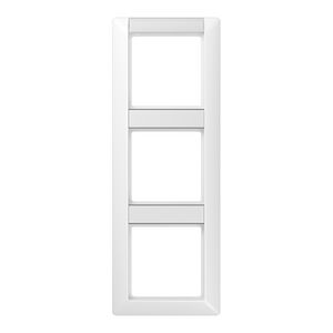 Afdekraam 3-voudig verticaal wit AS