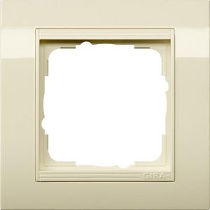 Afdekraam 1-voudig bred Gira Standard 55 creme wit