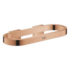 Selection handdoekring v zeepschaal en douchetray warm sunset (bronskleurig) 41035da0