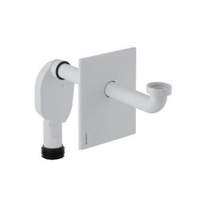 Inbouwsifon chroom met afdekplaat