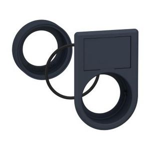 Inbouwkit etiket 18x27mm keuzeschakelaar/signaallamp