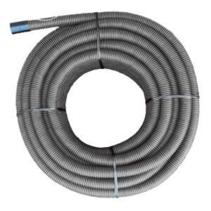 Rol a 50m. Mantelbuis PE-HD 125X107mm zwart trekdr+aansl.mof VVE=10
