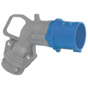 Hoek contactstop 230V 32A 3-polig IP44 kunststof Hypra