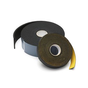 Rol a 10m. Zwarte elastomeer tape breedte 100mm dikte 10mm