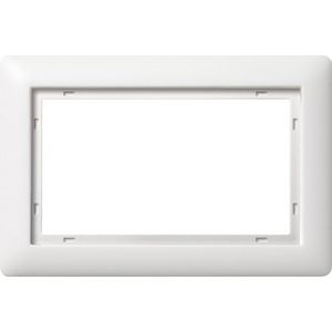 Afdekraam 1,5-voudig Gira Standard 55 zuiver wit m