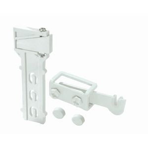 Set a 2st. radiatorbevestiging standbuisset wit tussenopstelling type III (21)