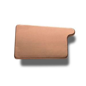 Koperen HWA kopschot zonder kraal links tbv bakgoot B333