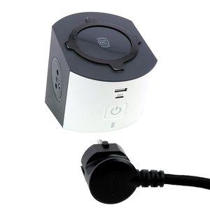 Inductie lader USB-A + C 2xPA taupe-antraciet
