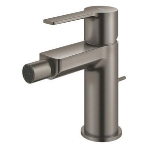 Lineare new S-size bidetmengkraan incl. waste hard graphite geborsteld (mat donker grijs)