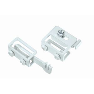 Set a 2st. radiatorbevestiging standbuisset wit voor standaard radiator (11, 20 & 21)