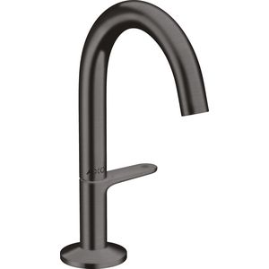 Wastafelmengkraan met afvoerplug Brushed Black Chrome AX One