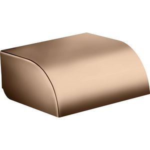 AXOR Universal Circular closetrolhouder met klep polished red gold 
