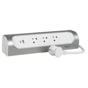 Monteerbare meerv. TKD 90gr. 3xPA USB A+C 1 module ALU VVE=5