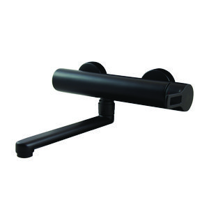 Wandmengkraan RINGO 1-h m.dr.br uitl m.s-koppeling mat zwart