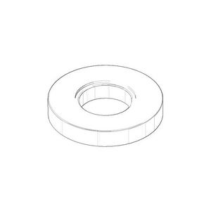 Rozet 55x25,2x9mm chr