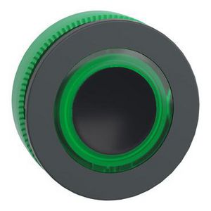 Kop verzonken drukknop Groen Verlichte ring Led Harmony XB5
