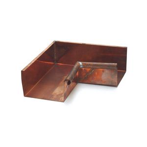 Koperen HWA binnenhoekstuk B333