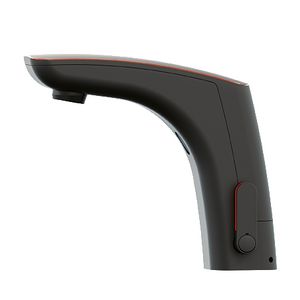 Wastafelmengkraan met batterij 55387-presto nova zwart