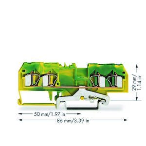 4-draads aardklem 4mm² Ex e II 281-657/999-950 VVE=50