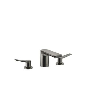 LISSÉ 3-gats wastafelmgkrn afvoer. Dark Platinum gebors.