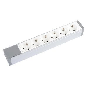 Tafelcontactdoos met 6 Mosaic Wandcontactdoos