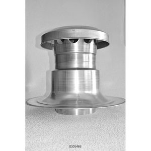 Platdakontluchting aluminium dubbelwandig 200mm