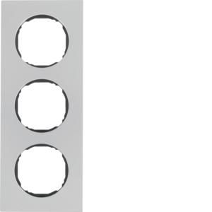 Afdekraam 3-v vlak berker R.8 edelstaal