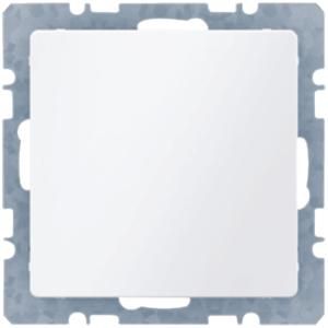 Blindplaat met sokkel spreidkl. berker Q.1/Q.3/Q.7 polarwit