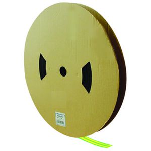 Haspel a 200m. krimpkous 2:1 D=1.2mm geel/groen