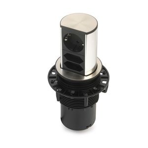 Elevator 1x 230V RA + 2x Euro 2m RA RVS look
