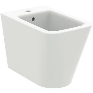 staand bidet m krngt. m overloop back to wall silk wh T3689V