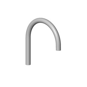 Uitloop 165mm, 4,54l/min. chr 90282235001-00