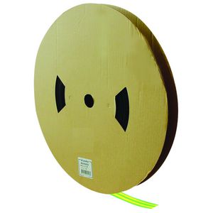 Haspel a 200m. krimpkous 2:1 D=3.2mm geel/groen