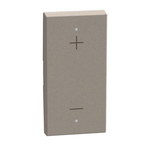 Light Now toets pictogram + en MyHOME 1 module stone