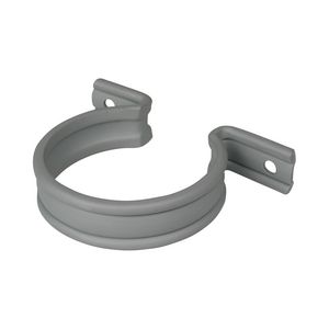 Omegazadel / leidingbeugel BIS PVC grijs 40mm